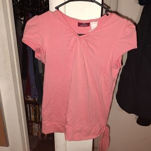 Cute pink stretchy kids top